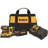 imageDEWALT 20V MAX XR Palm Sander Sheet Variable Speed 5Ah Battery 14Inch DCW200P1