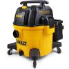 imageDEWALT Wet and Dry Vacuum 9 Gallon Poly WetDry Vac Yellow Shop Vacuum 5 HP Strong Suction for Jobsite Workshop 3 in 1 Multi Functions Model DXV09PWetDry Vac