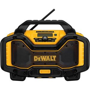 DEWALT 20V MAX Bluetooth Radio, 100 ft Range, Portable for Jobsites (DCR025)(Jobsite Radio Only)