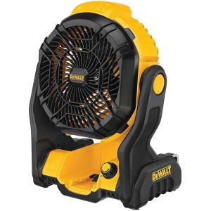 DEWALT 20V MAX Jobsite Fan, Tool Only (DCE512B), 12x8x14 inches, Yellow/Black (Renewed)(Jobsite Fan (NEW))