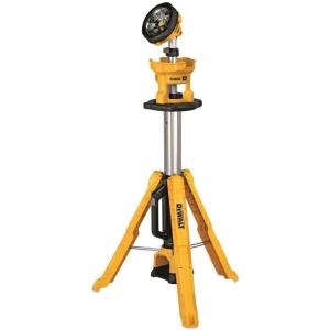 DEWALT 20V MAX LED Work Light with Stand, Tripod Light, 3000 Lumens of Brightness with 3 Modes, Tool Only (DCL079B)(Tripod Light Only)