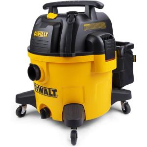 DEWALT Wet and Dry Vacuum 9 Gallon Poly Wet/Dry Vac Yellow Shop Vacuum 5 HP Strong Suction for Jobsite, Workshop 3 in 1 Multi Functions Model: DXV09P(Wet/Dry Vac)