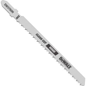 DEWALT DW3760-5 4-Inch 10TPI Fine Finish Wood Cut T-Shank Jig Saw Blade (5-Pack)(One Size)