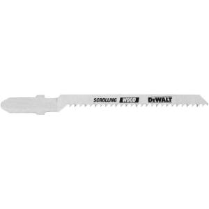 DEWALT DW3765H 3-Inch 12 TPI Trim/Coping HCS T-Shank Jig Saw Blade (5-Pack)(2-Pack)