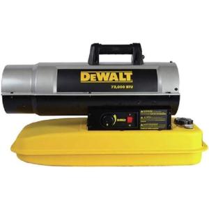 DEWALT DXH75KT Kerosene Heater, 75K BTU