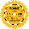 imageDEWALT 714 in 24T Circular Saw Blade 2Pack DWA271424PK2