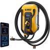 imageDEWALT Electric Vehicle Level 2 EV Charger up to 40 Amps 240V App Control Bluetooth amp WiFi CSA Certified IndoorOutdoor NEMA 1450 Plug Wall Mounted Charging Station with 25 ft Cable
