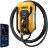 imageDEWALT Electric Vehicle Level 2 EV Charger up to 48 Amps 240V App Control Bluetooth amp WiFi CSA Certified IndoorOutdoor Hardwired Wall Mounted Charging Station with 25 ft Cable