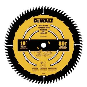 DEWALT 10 in. 40T / 60T General Purpose Combo Pack (DWA110CMB)(10″ / 80 Teeth)