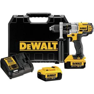 DEWALT 20V MAX Drill/Driver, 3-Speed, Premium 4.0Ah Kit (DCD980M2), Black, Medium(Drill/Driver Only)