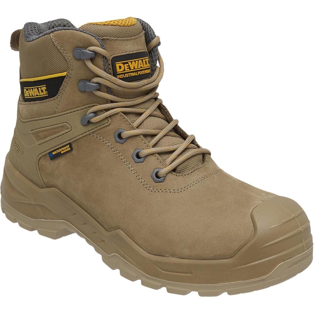 imageDEWALT Hayes Mens Waterproof Leather Steel Toe Safety Work BootStone