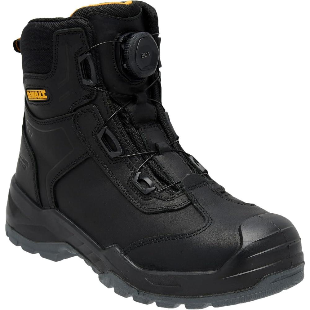 imageDEWALT Richardson Mens BOA Fit System Nubuck Leather Water Resistant Wide Fit Steel Toe Safety Work BootBlack
