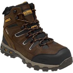 DEWALT Argon Waterproof, Breathable, Kevlar Reinforced, Lightweight, Aluminium Toe, Composite Underfoot Protection, Safety Work Boots For Men(Bison)