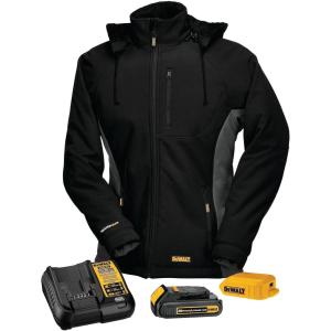 DEWALT DCHJ066C1-2XL 20V/12V MAX Women’s Heated Jacket Kit, Black, XX-Large