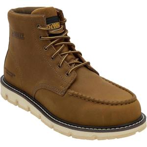 DEWALT Forge Moc Toe, FLEX Outsole, Leather, Steel Toe, Safety Work Boots For Men(Tan)