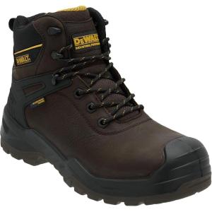 DEWALT Hayes Men’s Waterproof, Leather, Steel Toe, Safety Work Boot(Seal Brown)
