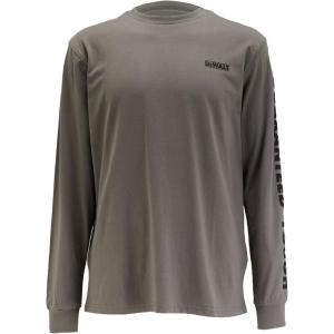 DEWALT Men’s Guaranteed Tough Long Sleeve T-Shirt(Charcoal Grey)