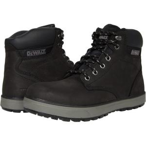 DEWALT Plasma Men’s Leather, Steel Toe, Industrial & Construction Safety Work Boot(Black Fox Fire)