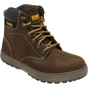 DEWALT Plasma Men’s Leather, Steel Toe, Industrial & Construction Safety Work Boot(Palm Brown)