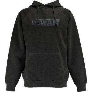 DEWALT Rexburg Men’s Water Resistant, Cottonpoly, Heavy Duty, Work Hoodie(Charcoal)