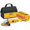 imageDEWALT Angle Grinder Tool Kit with Bag and Cutting Wheels 7Inch 13Amp DW840K full size