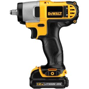 DEWALT 12V MAX Impact Wrench with Hog Ring, Cordless, 3/8-Inch (DCF813S2)(Wrench Kit)