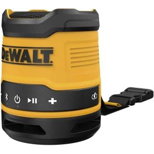 DEWALT Bluetooth Speaker, USB-C Rechargeable, Jobsite (DCR008)(Speaker)