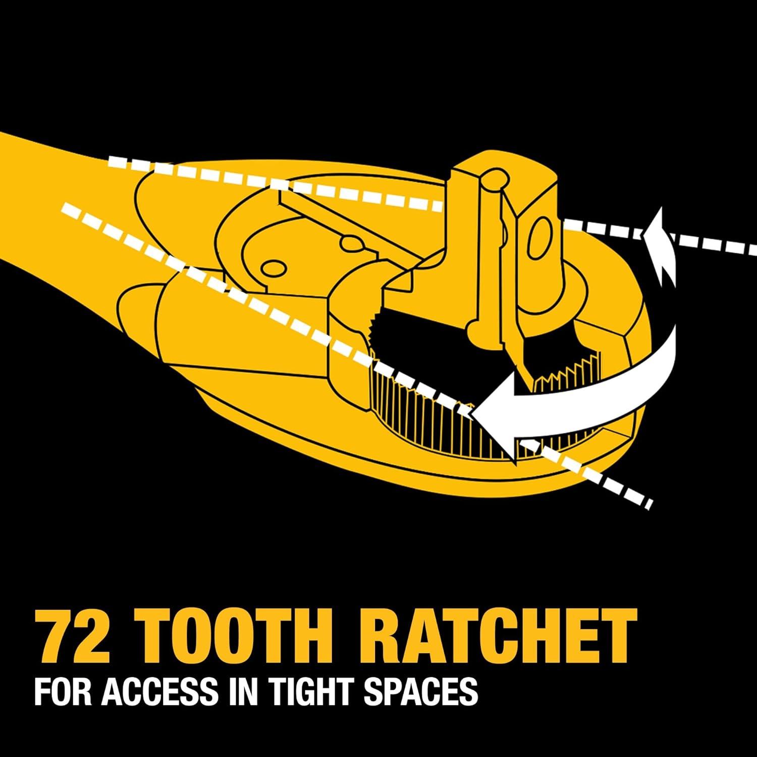 imageDEWALT Mechanics Tool Set 14 38 12 Drive Tools Sockets and Ratchets 200 Piece DWMT45007341 Piece Set