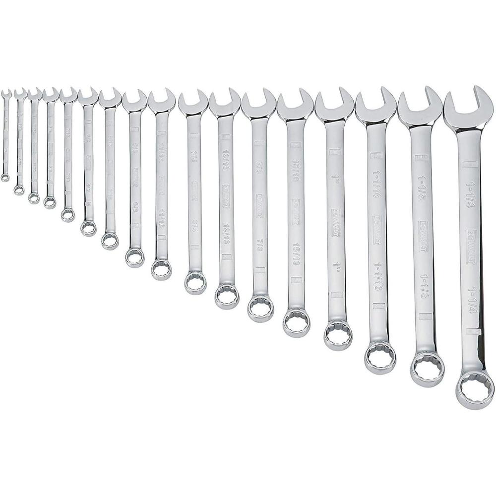 imageDEWALT Combination Wrench Set SAE 17Piece DWMT19234