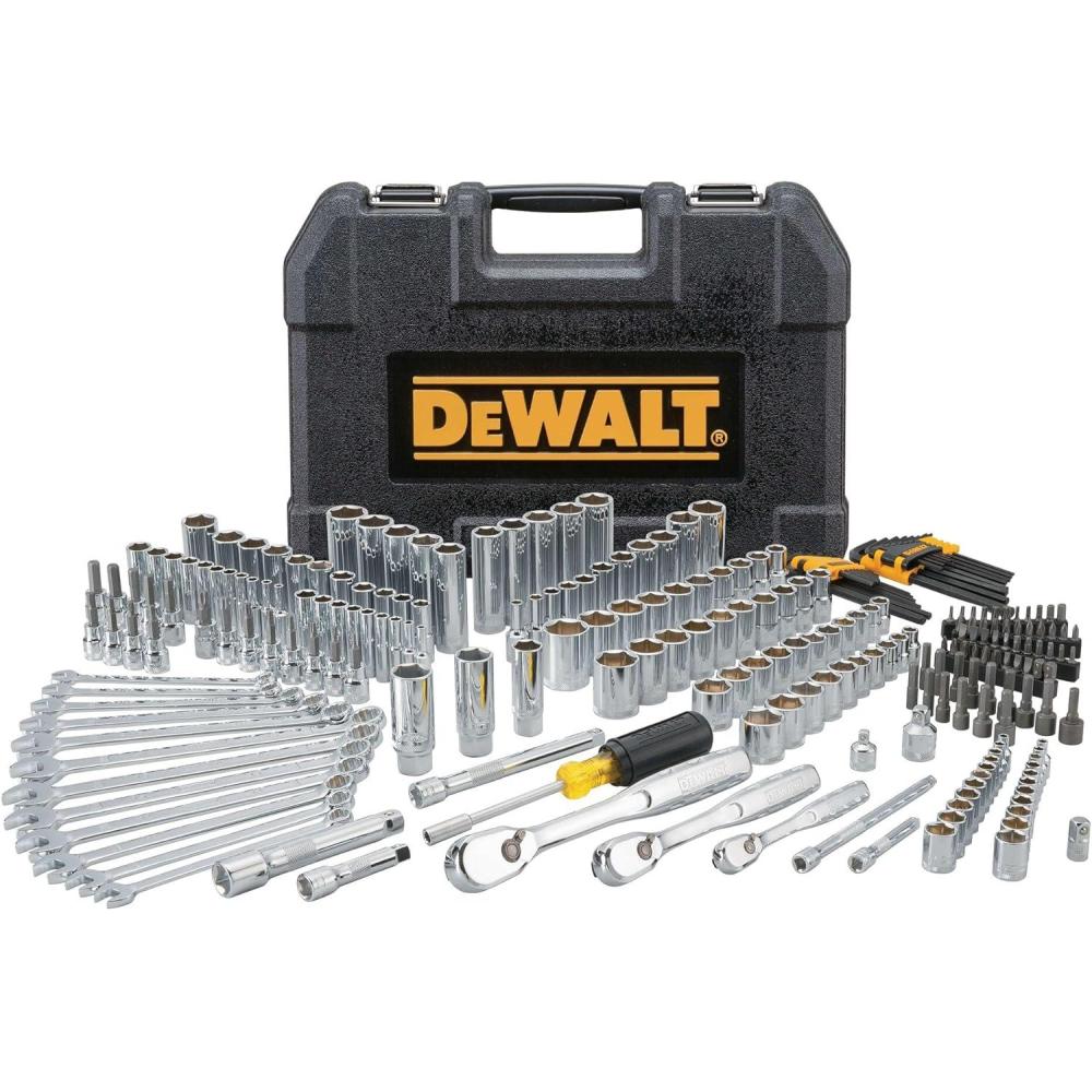 imageDEWALT Mechanics Tool Set 14 and 38 Inch Drive SAE 172Piece DWMT81533247 pc