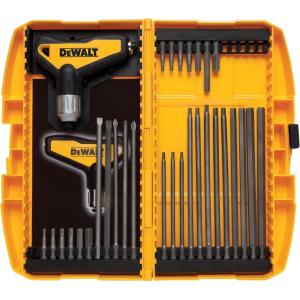 DEWALT Hex Key Wrench Set, Ratcheting. T-Handle Set, 31-Piece (DWHT70265)(One Size)