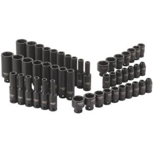 DEWALT Impact Socket Set, Combination, SAE/MM, 3/8-Inch Drive, 42-Piece (DWMT19248)(1/4″ Drive)