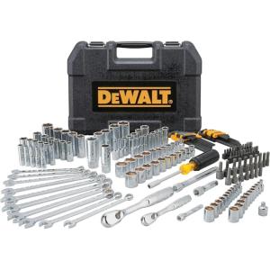 DEWALT Mechanics Tool Set, 1/4 and 3/8 Inch Drive, SAE, 172-Piece (DWMT81533)(172 pc)