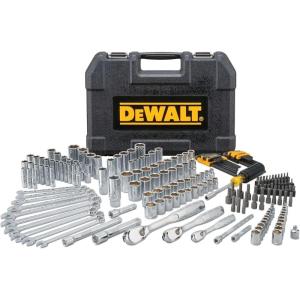 DEWALT Mechanics Tool Set, 1/4 and 3/8 Inch Drive, SAE, 172-Piece (DWMT81533)(205 pc)