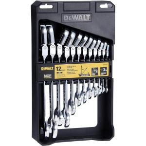 DEWALT Ratcheting Wrench Set, SAE, Flexible, 12-Piece (DWMT19231)(One Size)