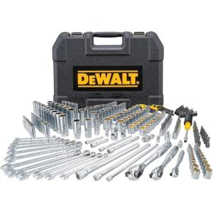 DEWALT Socket Set, 1/4″, 3/8″, 1/2″ Drive, SAE/Metric, 264-Piece Mechanic Tool Set (DWMT82835)