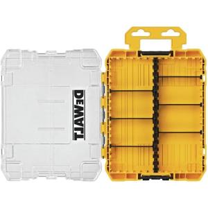 DEWALT Tool Box, Tough Case Organizer, Medium, 8-Compartments, for Small Tools and Accessories (DWAN2190)(One Size)
