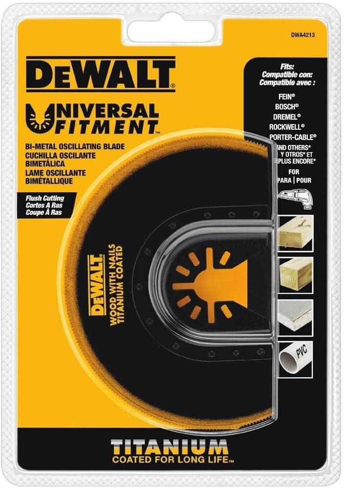 imageDEWALT Oscillating Tool Blade Performance coating Flush Cut DWA4213
