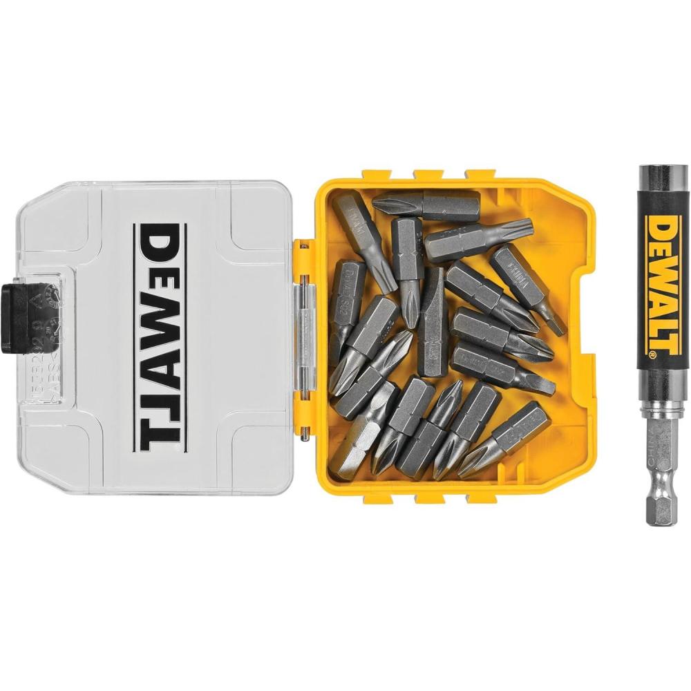 imageDEWALT 18 pc Compact Magnetic Drive Guide Set Yellow DWAF2058CSOne Size