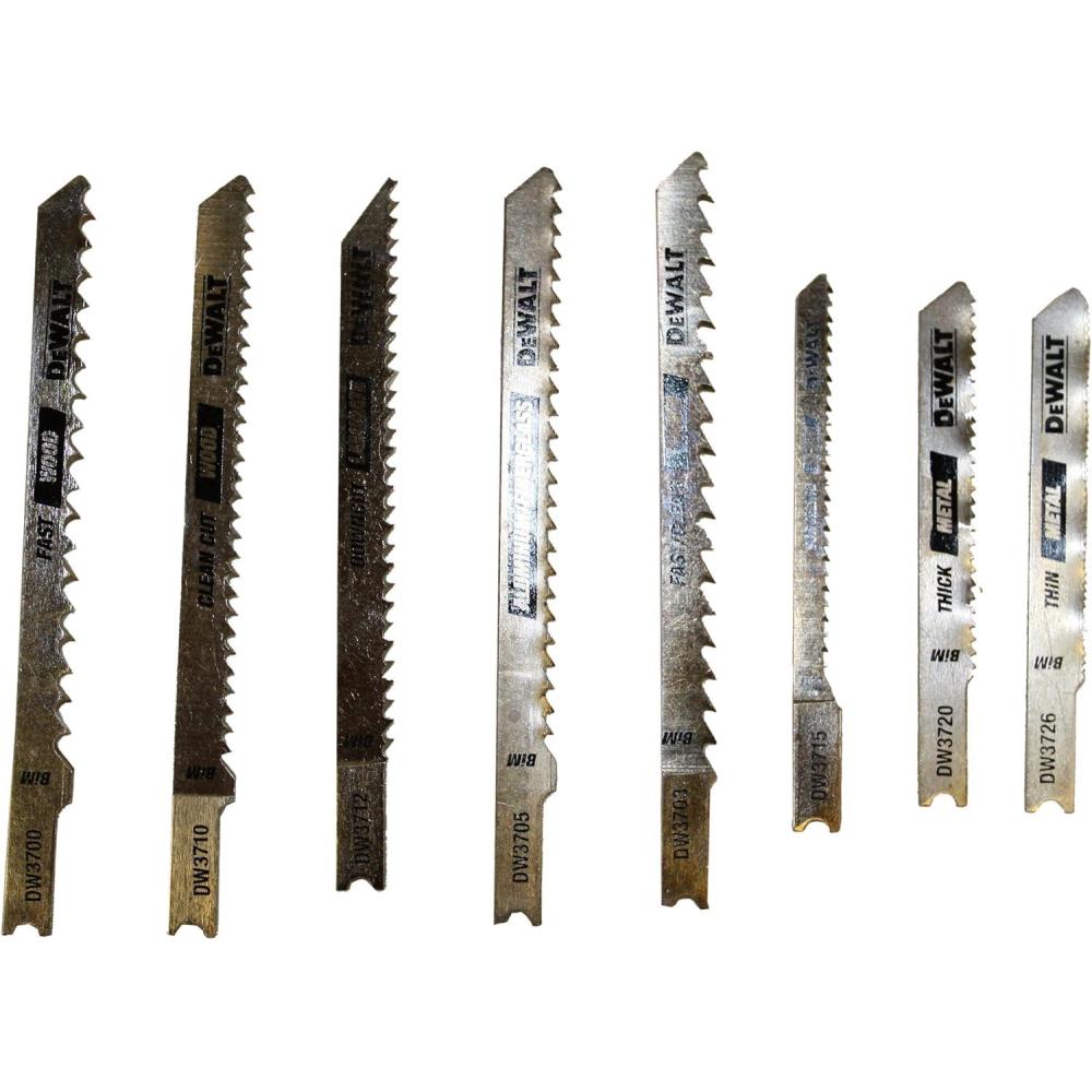 imageDEWALT DW3790 8 Piece UShank Jig Saw Blade Set