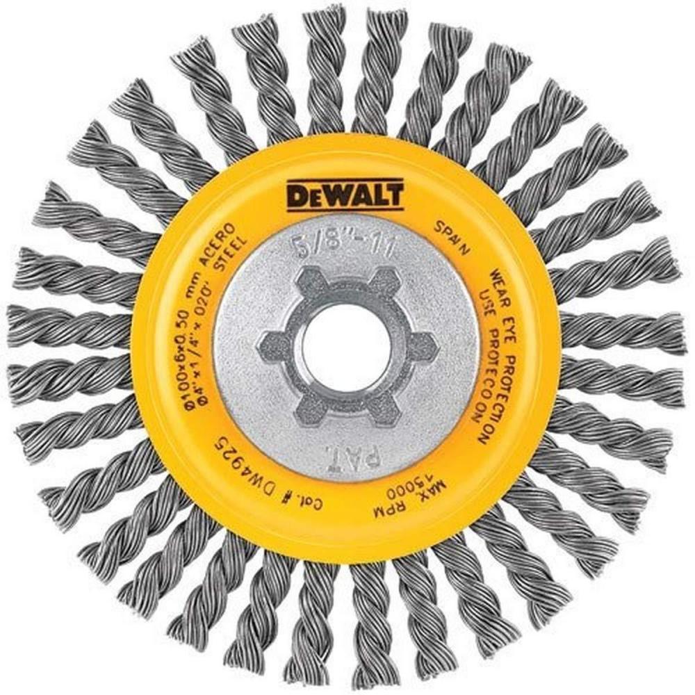 imageDEWALT DW49201 5Inch by 58Inch11 HP 020 Carbon Stringer Wire WheelOne Size