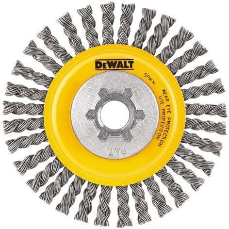 imageDEWALT DW49202 612Inch by 58Inch11 HP 020 Carbon Stringer Wire Wheel6pack
