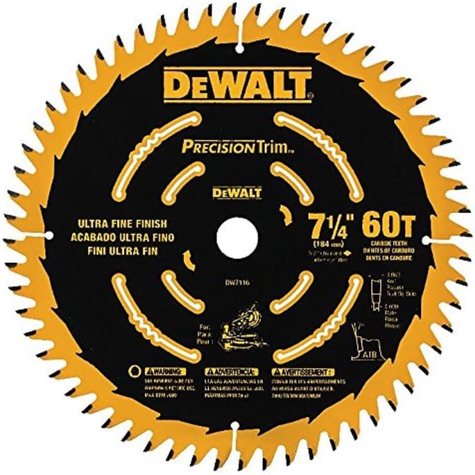 imageDEWALT DW7112PT DEWALT DW7112PT 24T Precision Trim Miter Saw Blade 71460Tooth