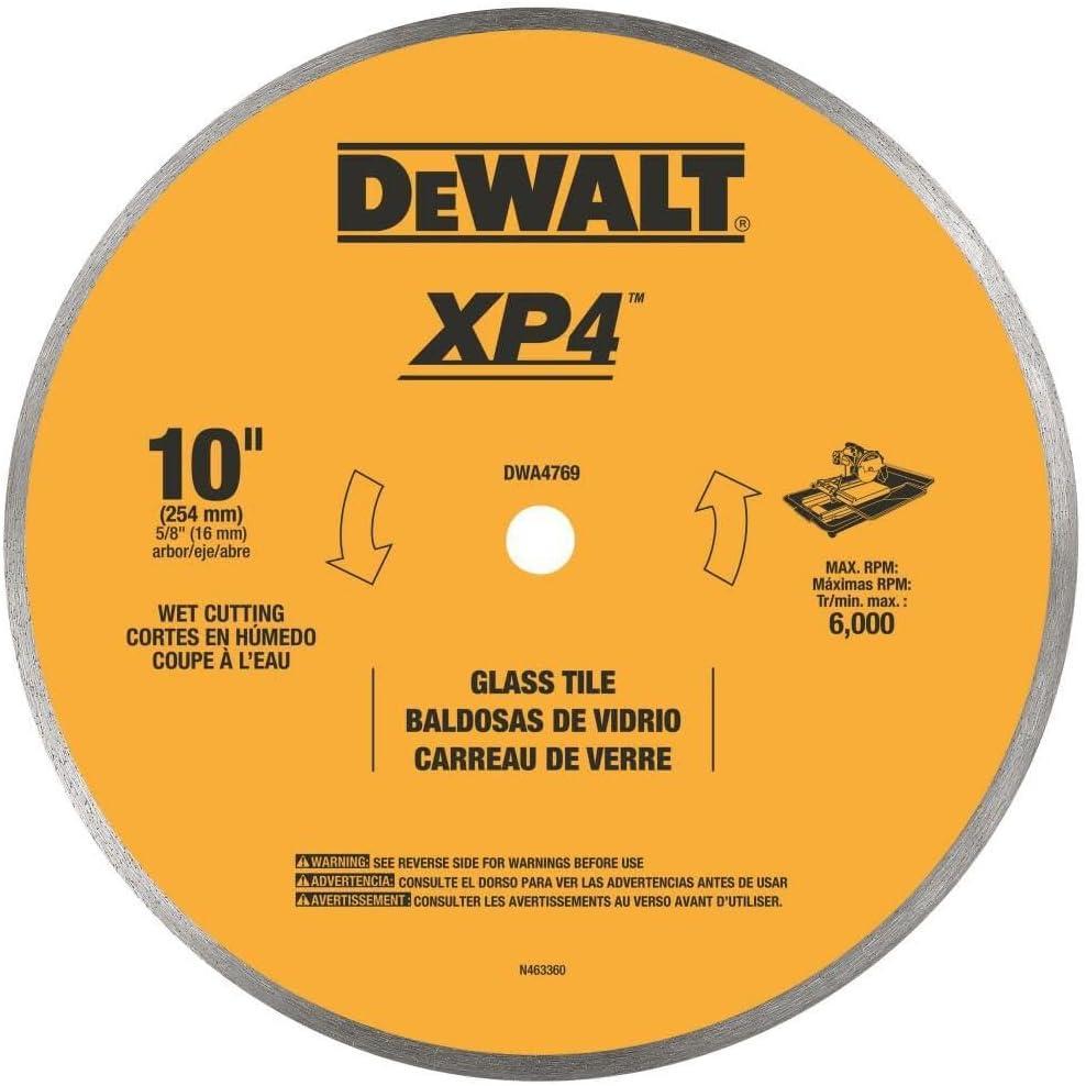 imageDEWALT DWA4769 Continuous Rim Glass Tile Blade 1010