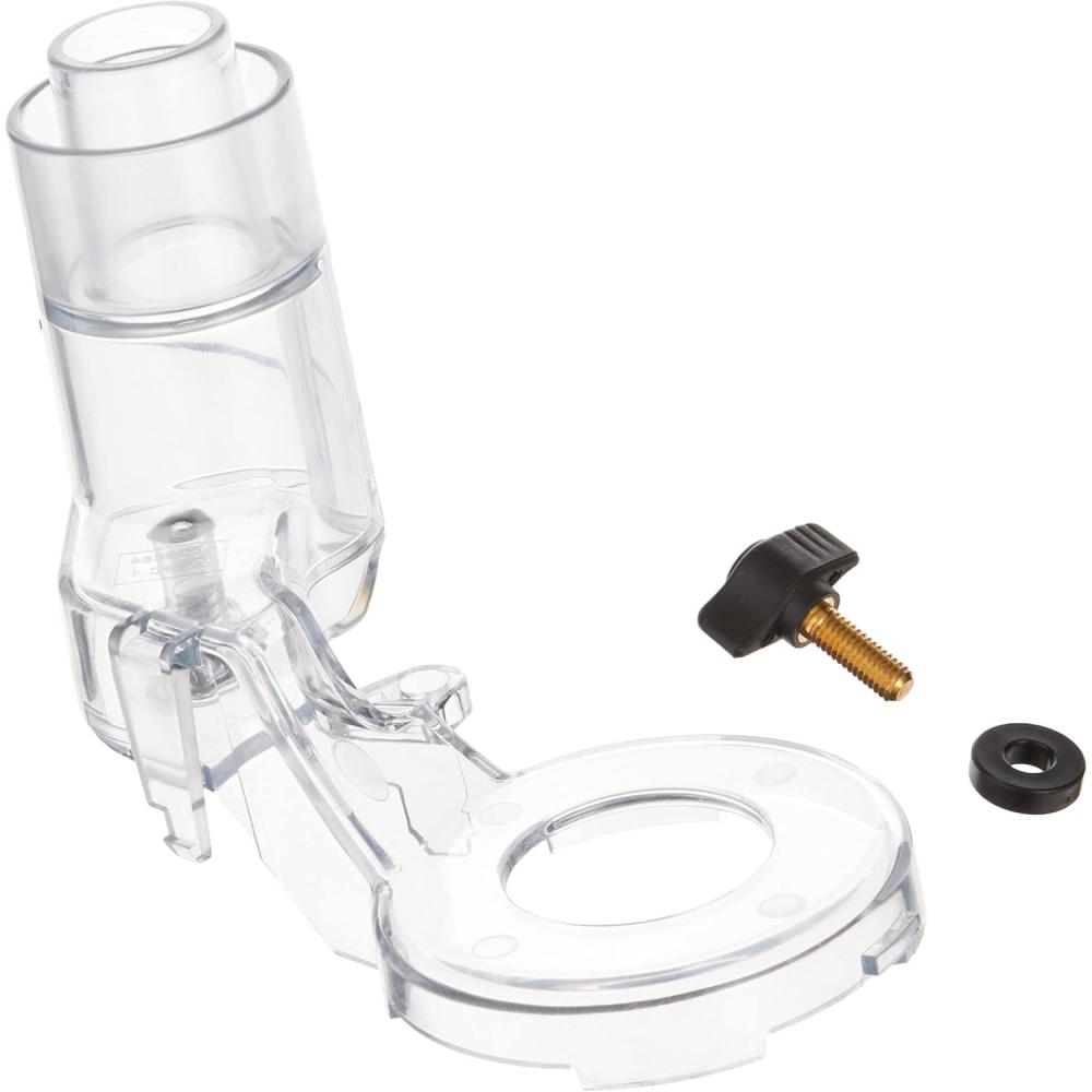 imageDEWALT Dust Collection Adapter for Plunge Base Routers Compact Router DNP616 Clear