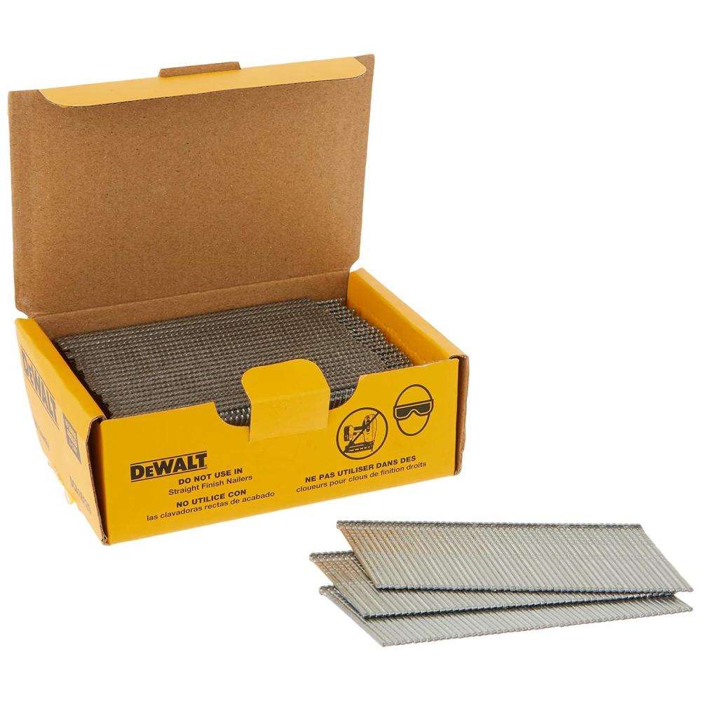 imageDEWALT Finish Nails 20Degree 114Inch 16GA 2000Pack DCA161252500 Count Pack of 1