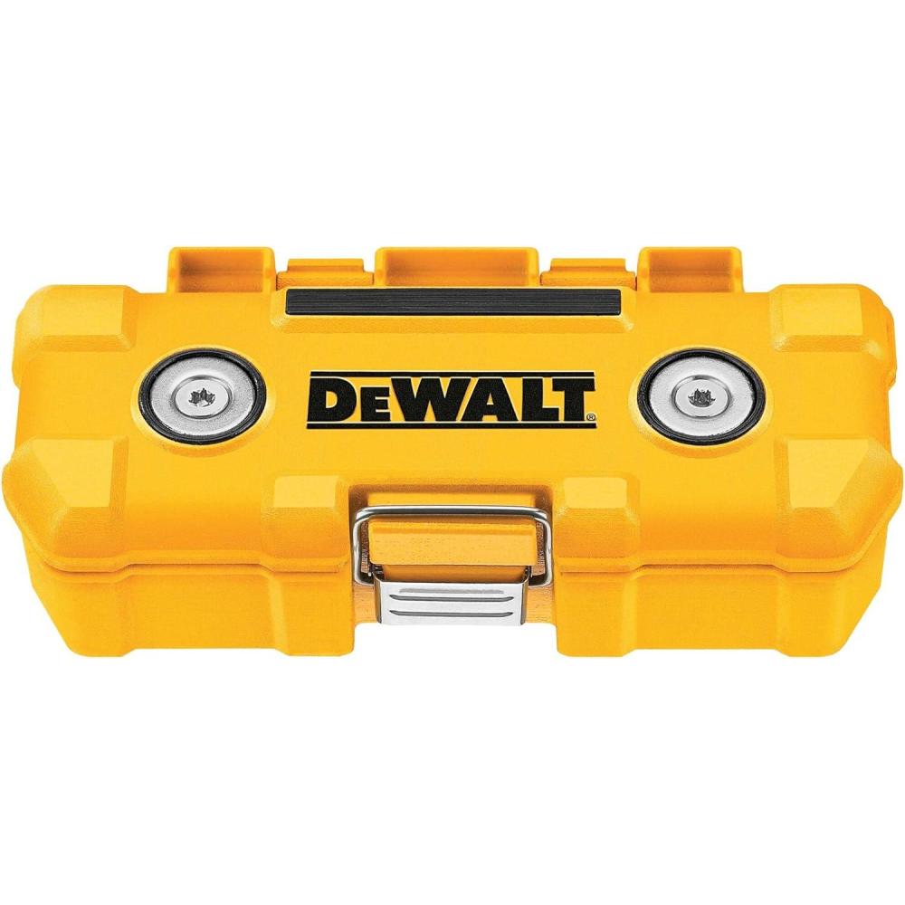 imageDEWALT Impact Driver Bit Set with Magnetic Tough Case 15Piece Carbide Tipped Bits DWMTC15
