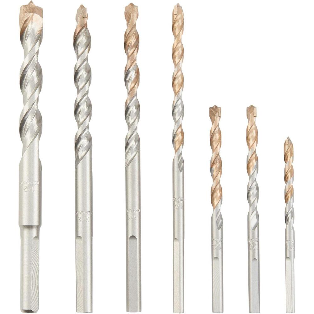 imageDEWALT Masonry Drill Bit Set Percussion Concrete amp Block 7Piece DW5207
