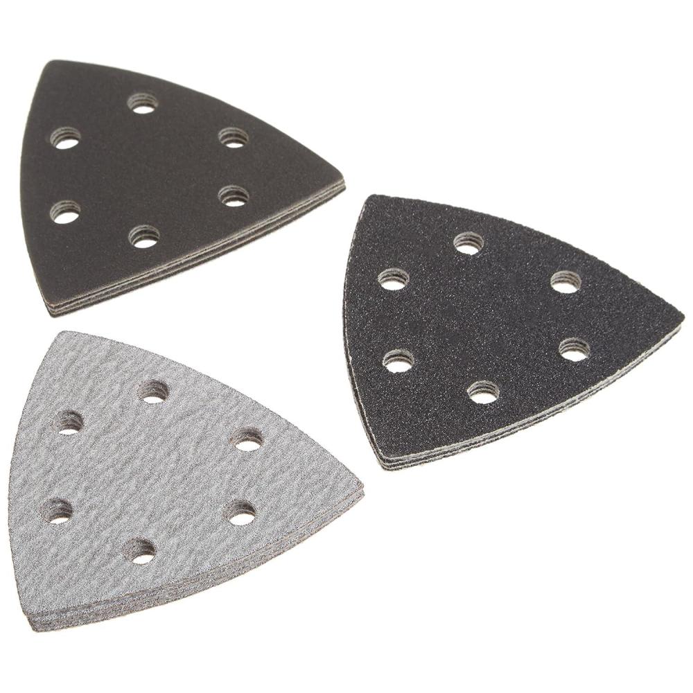 imageDEWALT Sandpaper Assortment Hook and Loop Triangle 12Pack DWASPTRI12Pack