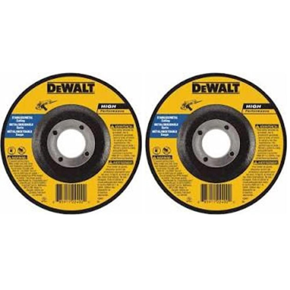 imageDeWalt DWA4534 T27 Metal CutOff Wheel 7Inch x 045Inch x 78Inch1 Count Pack of 2